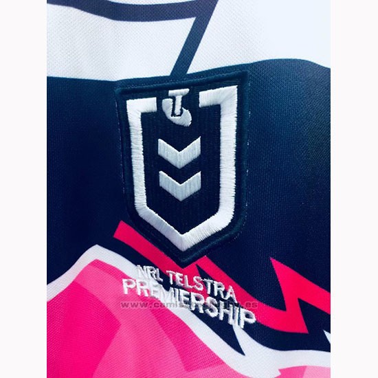 Camiseta North Queensland Cowboys Rugby 2019-2020 Conmemorative Rosa